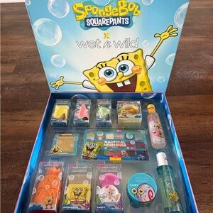Wet n Wild x SpongeBob Makeup PR set